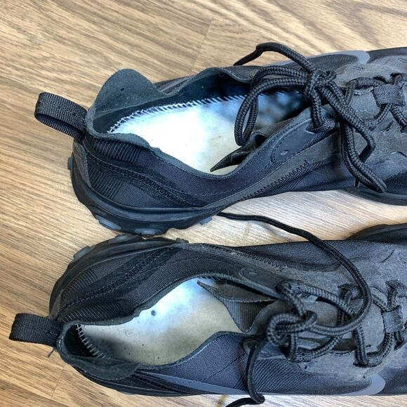 Nike React Element 55 Triple Black Mens Size 12 ? BQ616-008 - Picture 8 of 11